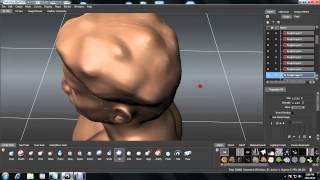 Sculpting Hairs In Mudbox..