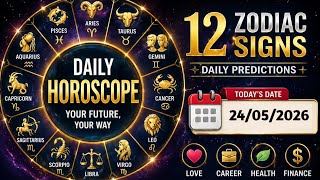 24 May 2026 All 12 Zodiac Signs Horoscope | Daily Horoscope Today | Aries to Pisces Predictions