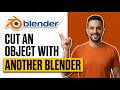 How To Cut An Object With Another Object in Blender (Boolean Easy Guide)