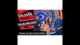 Salman Khan & shahrukh khan and kajol in Big Boss 2022 #salman #india #newwhatsappstatus