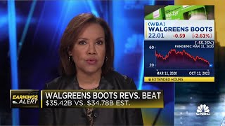 Walgreens profit outlook comes up short as demand declines for Covid vaccines and tests