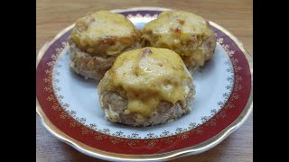 Мясные стожки. Сытное блюдо из Фарша и сырого Картофеля ! Meat Stacks Hearty Minced Meal