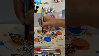 Easy boho art#bohopainting #sketch#domsbrush #domsbrushpens #easydrawcutiethings #setisfingvideo#art