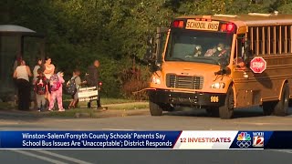 Winston-Salem/Forsyth County Schools' facing 'unacceptable' bus issues, transportation department...