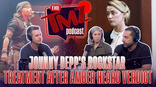 Johnny Depp's Rockstar Treatment After Amber Heard Verdict | The TMZ Podcast