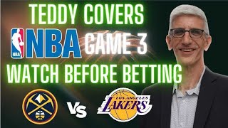 Los Angeles Lakers vs Denver Nuggets Game 3 Picks and Predictions | 2024 NBA Playoff Best Bets 4/25