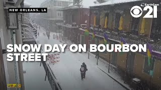 LIVE | Bourbon Street's Snow Day