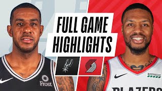 SPURS at TRAIL BLAZERS | FULL GAME HIGHLIGHTS | January 18, 2021