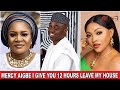 MERCY AIGBE IN TR0UBLE AS ADEKAZ WIFE GIVES HER 12 HOURS TO PACK OUT OF THEIR MATRIMONIAL HOUSE.