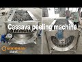 Cassava washing and peeling machine for sale