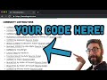 How to add your contribution to The Coding Train website