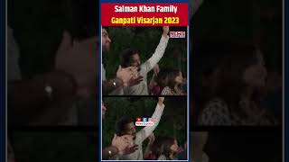 Salman Khan Family Ganpati Visarjan 2023 || #salmankhan #ganpativisarjan