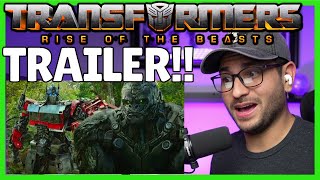 TRANSFORMERS: RISE OF THE BEASTS (2023) | OFFICIAL Trailer REACTION