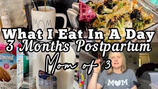 WHAT I EAT IN A DAY TO LOSE WEIGHT | 3 MONTHS POSTPARTUM | MOM OF 3 | WEIGHT LOSS JOURNEY | MEGA MOM