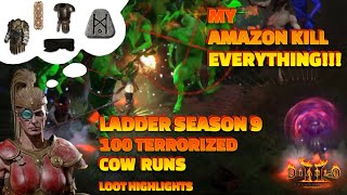 I Ran TERRORIZED Cows 100 Times in Ladder Season 9 during the Night of Terror! - Diablo2:Resurrected