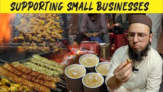 Exploring Hidden Food Point | Waris Road Chicken BBQ | Supporting Small Food Bus