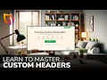 Learn How to Master Custom Headers in SeedProd...