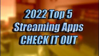 Top 5 Streaming Apps 2022 FREE TRIALS BIG SALES