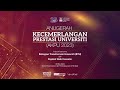 ⁠Majlis Anugerah Kecemerlangan Prestasi Universiti Tahun 2023