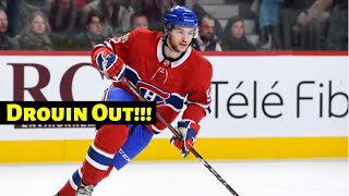 Breaking News: Drouin Out Long-Term!!! Montreal Canadiens Injuries!!!