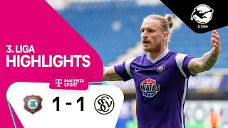 FC Erzgebirge Aue - SV Elversberg | Highlights 3. Liga 22/23