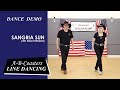 SANGRIA SUN - Line Dance Demo & Walk Through