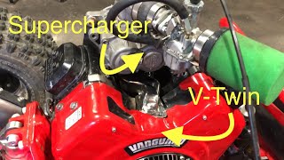 Supercharged V-Twin off road trike