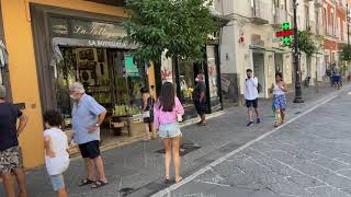 Main Shopping and higher end walking street in Sorrento - Sorrento Italy - ECTV