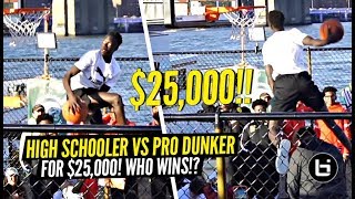 Jimma Gatwech Competes vs PRO DUNKERS for $25,000!!! CRAZY Puma Dunk Contest On The Water!
