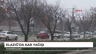 ELAZIĞ’da kar yağışı