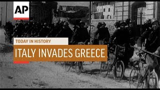 Italy Invades Greece - 1940 | Today In History | 28 Oct 18
