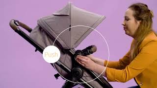 Maxi Cosi Zelia S Trio - How to adjust pushbar \u0026 recline