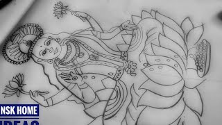 how to draw Lakshmi|how to draw Lakshmi Devi easy|how to draw Lakshmi Mata|goddess Lakshmi drawing