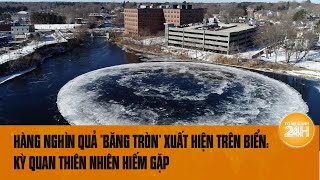 [Bí ẩn chưa lời giải] Kỳ bí hàng nghìn đĩa băng tròn trên biển: Kỳ quan thiên nhiên cực hiếm gặp