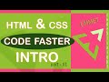 CODE HTML & CSS AT FASTER SPEED | EMMET TUTORIAL FOR BEGINNERS | PART - 01 | INTRO
