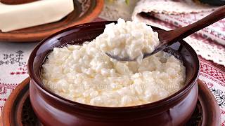 Очень вкусная Рисовая каша на молоке!🥛 Как приготовить молочную рисовую кашу🥣