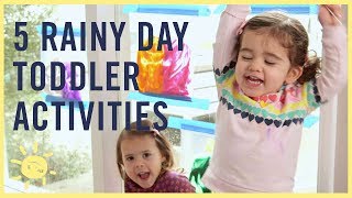 PLAY | Rainy Day Toddler Activities!