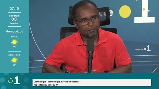 Ousseni Balahachi, secrétaire général de la CFDT Mayotte, était l’invité de Zakweli ce vendredi