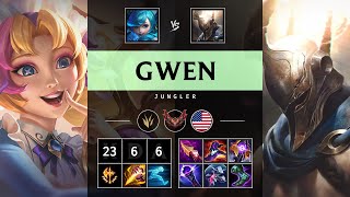 Gwen Jungle vs Pantheon: Triple Kill, Godlike - NA Grandmaster Patch 14.19