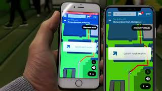 WEGZWEI Indoor Navigation Demovideo 45s