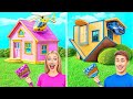 One Colored House Challenge with Upside Down House by Multi DO Smile