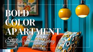 Colorful Vibrant Small Apartment Inspiration 🖌️ Achieve Boutique Style at Home