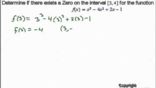 Intermediate Value Theorem 2