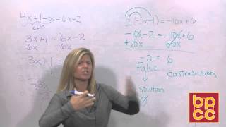 Math 102 Module 1.2 - Solving Linear Equations