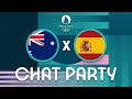 Australia v Spain | Men's Olympic Basketball Tournament Paris 2024 | Chat Party ⚡🏀