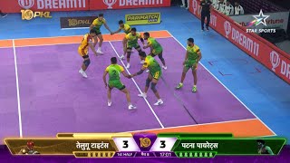 Hi-Flyer Pawan Sehrawat's Super Raid to Breach 1000 Points | PKL 10