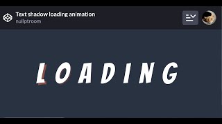 CSS animation using text shadow