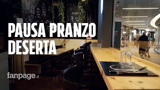 Milano, ristoranti e bar in crisi nera: “Metà dei clienti è scomparsa, colpa dello smartworking”