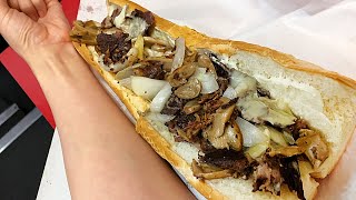 팔뚝만한 30CM 건대 미셸 샌드위치, 미국식 샌드위치┃American Style Philly Cheese Sandwich in Korean┃Korean street food