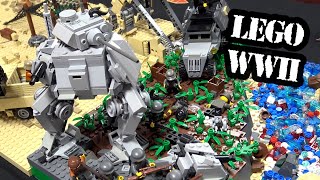 LEGO WWII Mech Tank Battle at World War Brick 2022